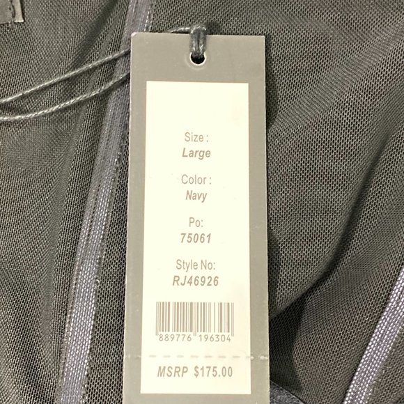 NWT Romeo & Juliet Couture Navy Velvet Off Shoulder Dress Large  Large - Picture 13 of 15